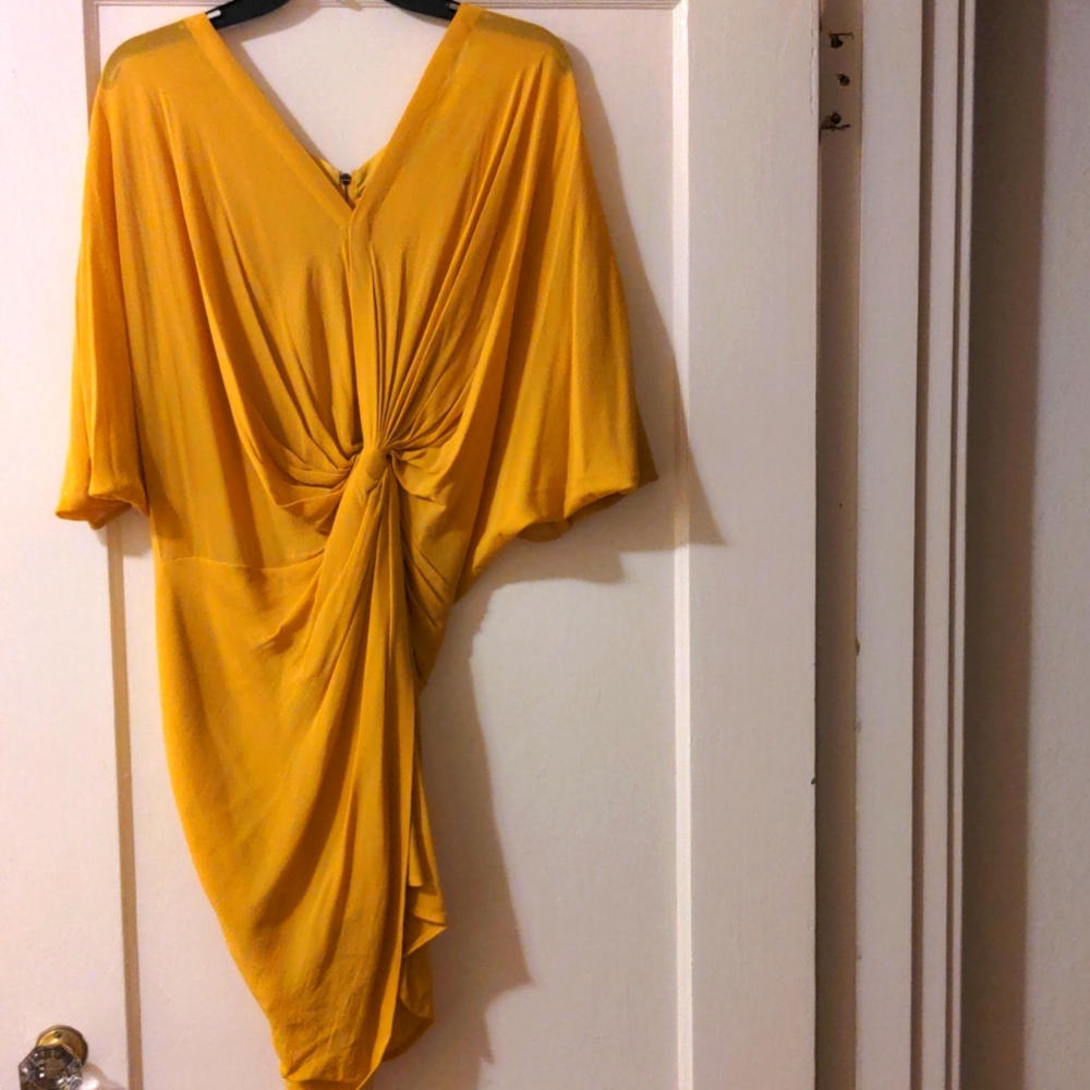 WILLOW 100% Silk Twist Dress